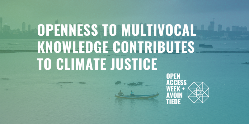 Text: Openness to Multivocal Knowledge Contributes to Climate Justice