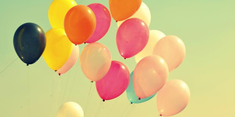 Kuvituskuva, jossa on ilmapalloja.