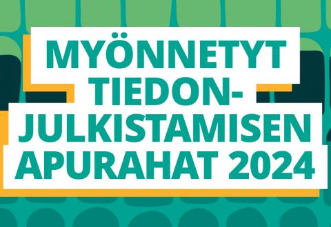 Text på finska 'beviljade stipendier'